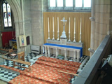 The chancel seen from the organ loft